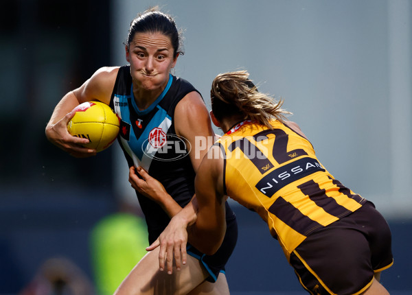 AFLW 2024 Second Semi Final - Hawthorn v Port Adelaide - A-55710042