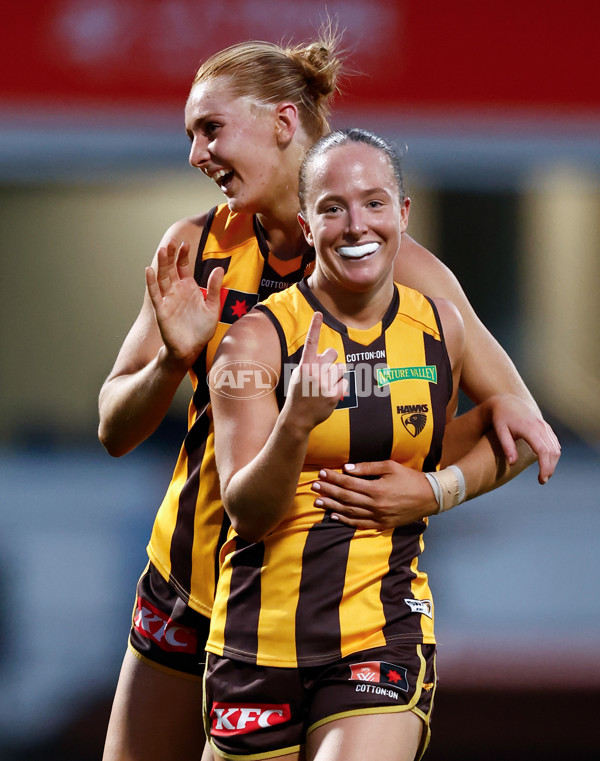 AFLW 2024 Second Semi Final - Hawthorn v Port Adelaide - A-55710043