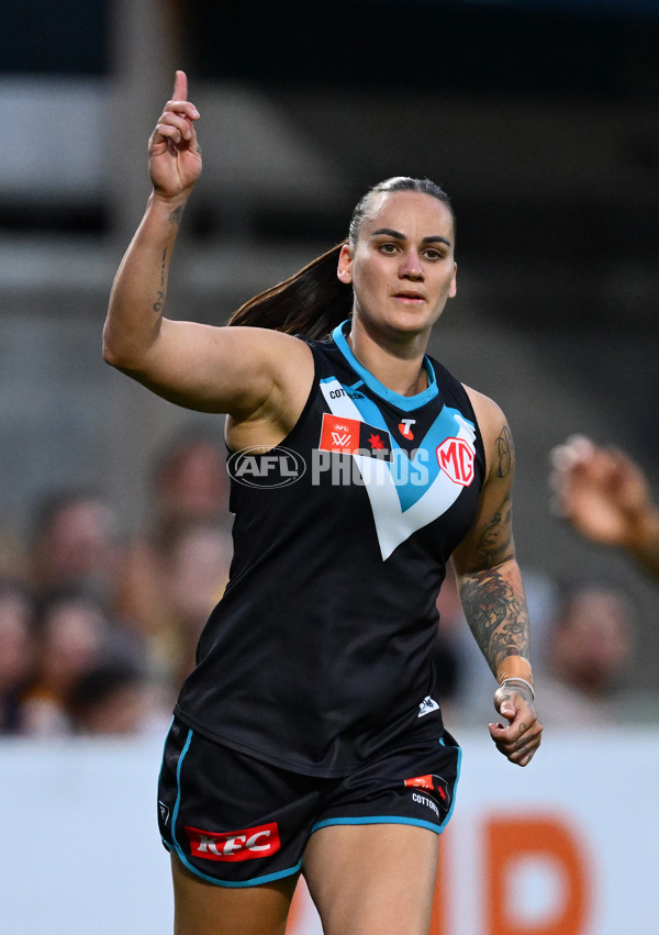 AFLW 2024 Second Semi Final - Hawthorn v Port Adelaide - A-55710070