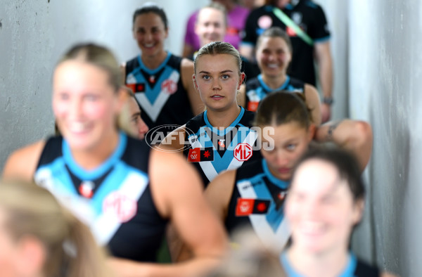 AFLW 2024 Second Semi Final - Hawthorn v Port Adelaide - A-55711095