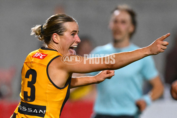 AFLW 2024 Second Semi Final - Hawthorn v Port Adelaide - A-55711153