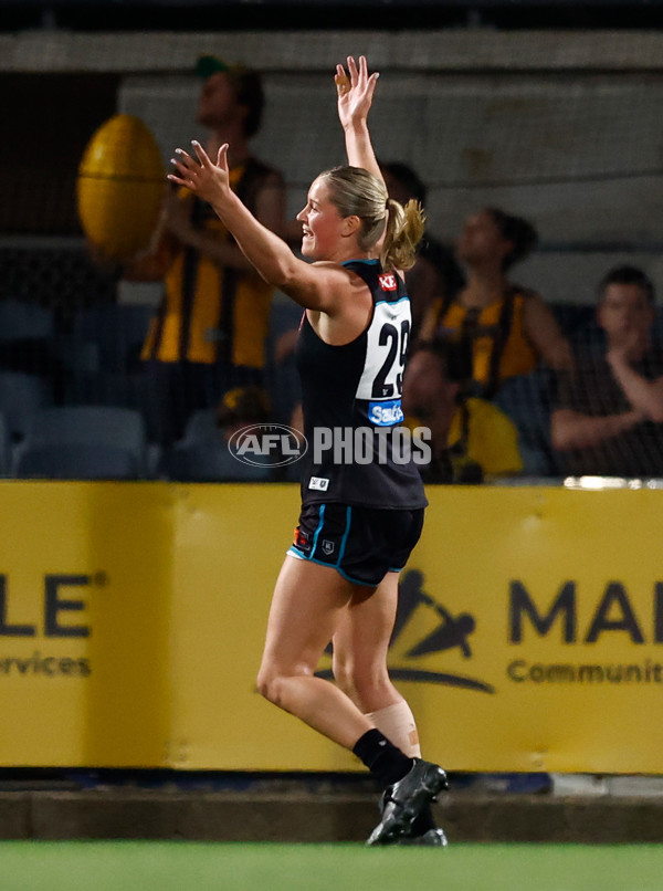 AFLW 2024 Second Semi Final - Hawthorn v Port Adelaide - A-55711171