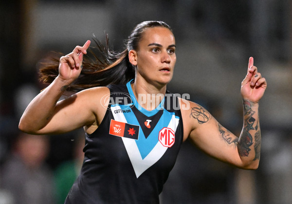 AFLW 2024 Second Semi Final - Hawthorn v Port Adelaide - A-55711175