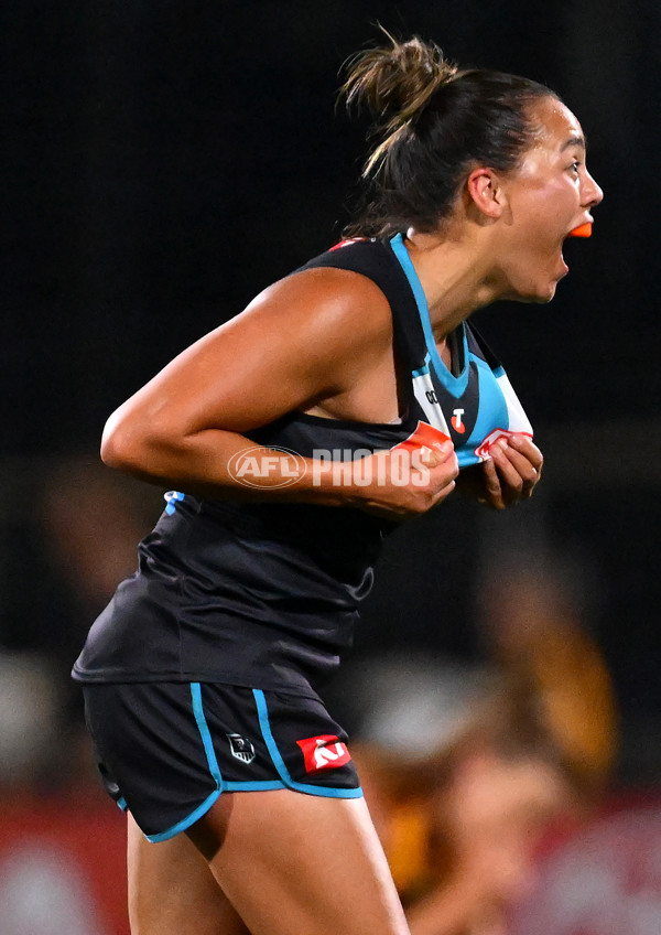 AFLW 2024 Second Semi Final - Hawthorn v Port Adelaide - A-55711195