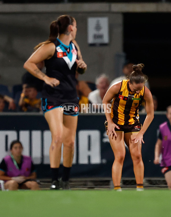 AFLW 2024 Second Semi Final - Hawthorn v Port Adelaide - A-55712523