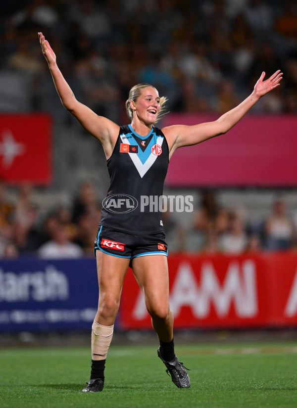 AFLW 2024 Second Semi Final - Hawthorn v Port Adelaide - A-55712556