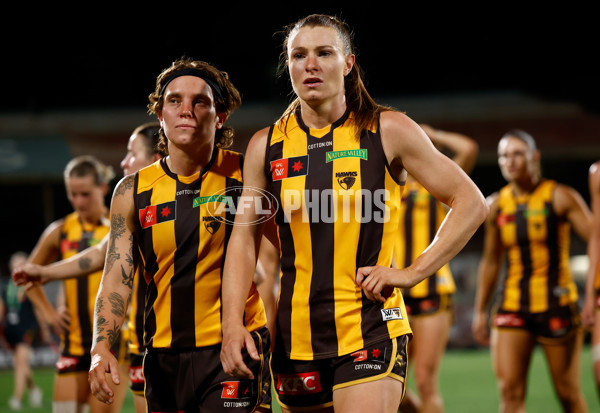 AFLW 2024 Second Semi Final - Hawthorn v Port Adelaide - A-55714312