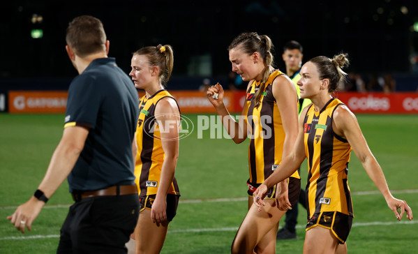 AFLW 2024 Second Semi Final - Hawthorn v Port Adelaide - A-55715097