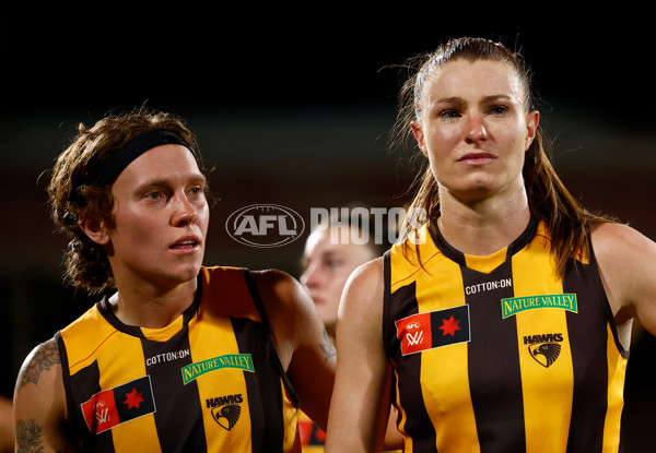 AFLW 2024 Second Semi Final - Hawthorn v Port Adelaide - A-55715099