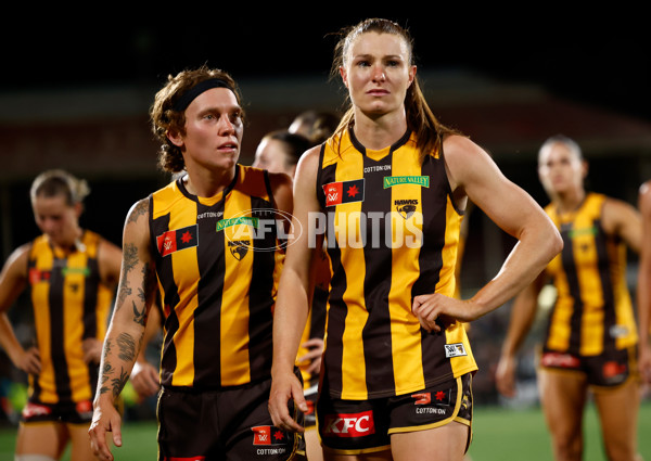 AFLW 2024 Second Semi Final - Hawthorn v Port Adelaide - A-55715102