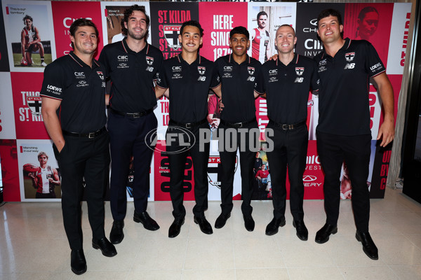 AFL 2024 MEDIA - ST KILDA BRAND REVEAL 191124 - A-55720990