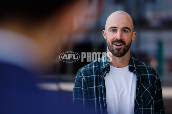 AFL 2024 Media - Marvel Stadium Nth Pole Media Opportunity - A-55741266