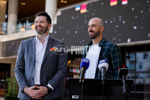 AFL 2024 Media - Marvel Stadium Nth Pole Media Opportunity - A-55741567