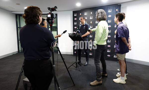 AFL 2024 Media - Telstra AFL Draft - A-55746667