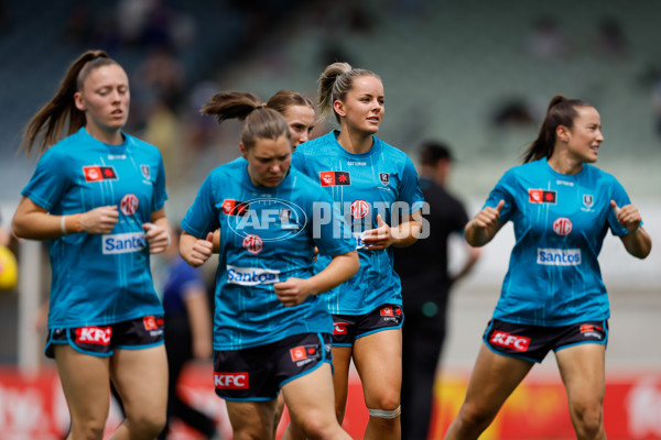 AFLW 2024 First Preliminary Final - North Melbourne v Port Adelaide - A-55754815