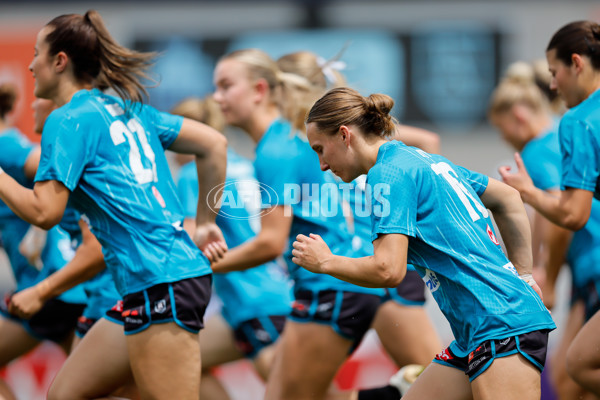 AFLW 2024 First Preliminary Final - North Melbourne v Port Adelaide - A-55756558