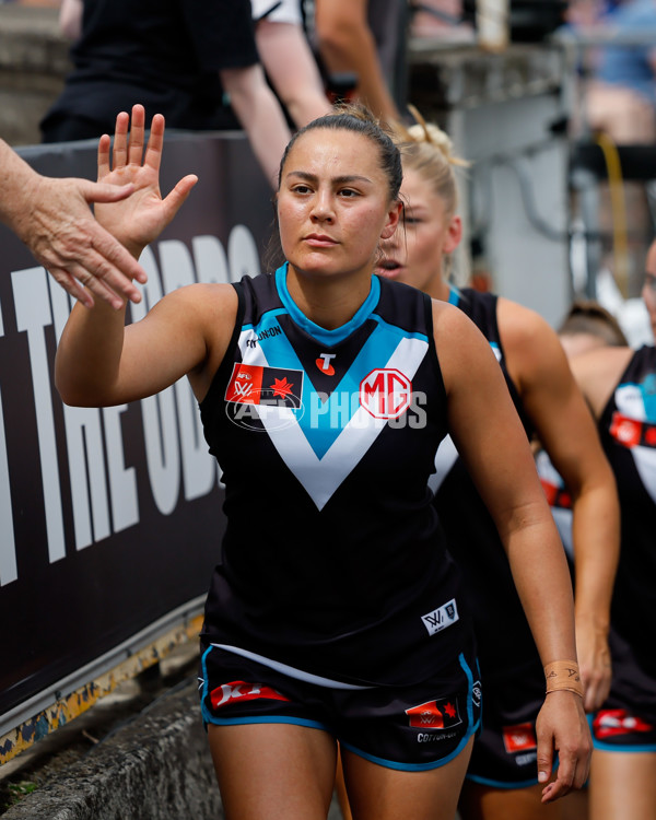 AFLW 2024 First Preliminary Final - North Melbourne v Port Adelaide - A-55756619