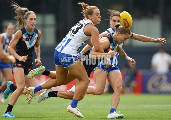 AFLW 2024 First Preliminary Final - North Melbourne v Port Adelaide - A-55757367