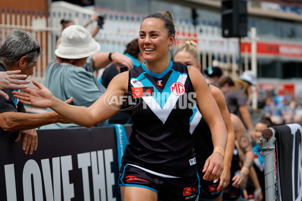 AFLW 2024 First Preliminary Final - North Melbourne v Port Adelaide - A-55757396