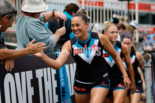 AFLW 2024 First Preliminary Final - North Melbourne v Port Adelaide - A-55757400