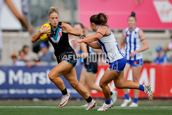 AFLW 2024 First Preliminary Final - North Melbourne v Port Adelaide - A-55758933