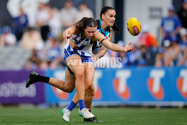 AFLW 2024 First Preliminary Final - North Melbourne v Port Adelaide - A-55758939