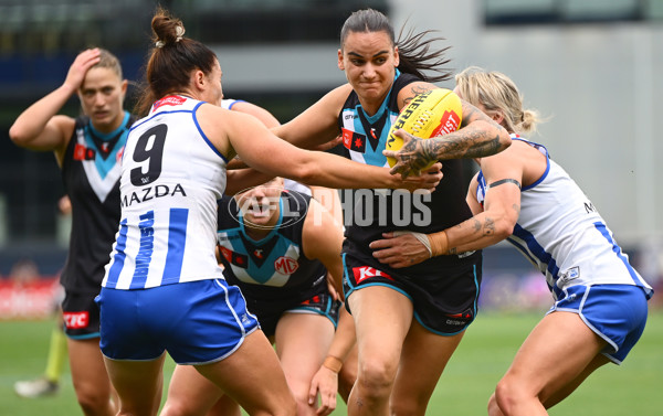 AFLW 2024 First Preliminary Final - North Melbourne v Port Adelaide - A-55760032