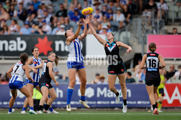 AFLW 2024 First Preliminary Final - North Melbourne v Port Adelaide - A-55760040