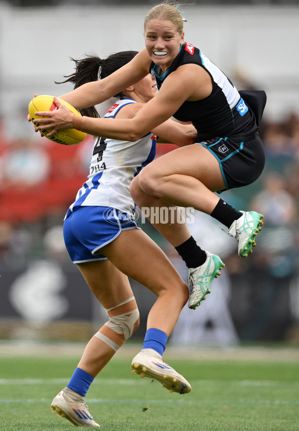 AFLW 2024 First Preliminary Final - North Melbourne v Port Adelaide - A-55760056