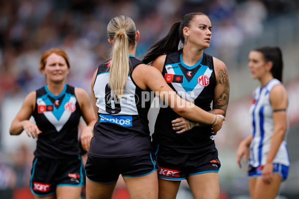 AFLW 2024 First Preliminary Final - North Melbourne v Port Adelaide - A-55760065