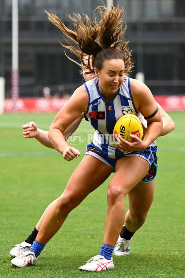 AFLW 2024 First Preliminary Final - North Melbourne v Port Adelaide - A-55761197