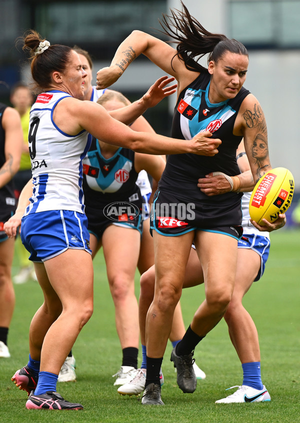 AFLW 2024 First Preliminary Final - North Melbourne v Port Adelaide - A-55761200