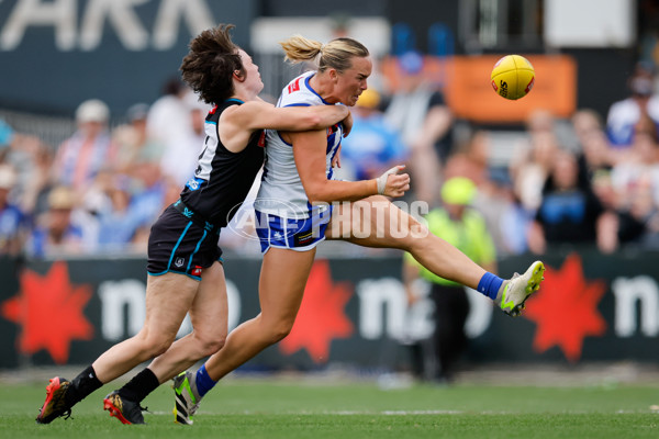 AFLW 2024 First Preliminary Final - North Melbourne v Port Adelaide - A-55761210