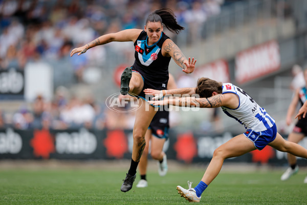 AFLW 2024 First Preliminary Final - North Melbourne v Port Adelaide - A-55761245