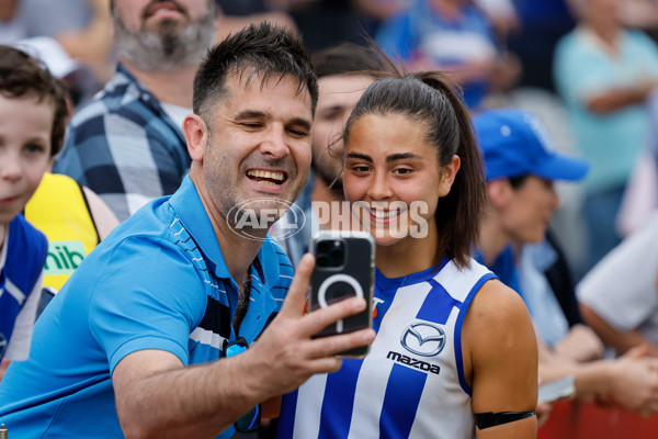 AFLW 2024 First Preliminary Final - North Melbourne v Port Adelaide - A-55761261