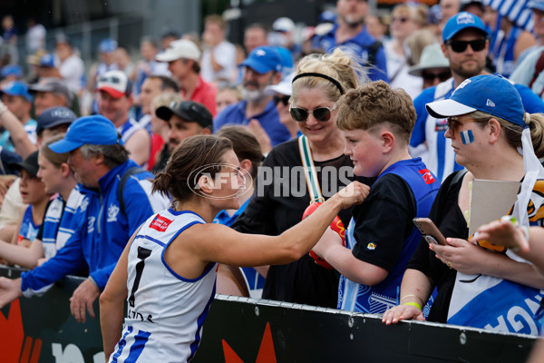 AFLW 2024 First Preliminary Final - North Melbourne v Port Adelaide - A-55761265