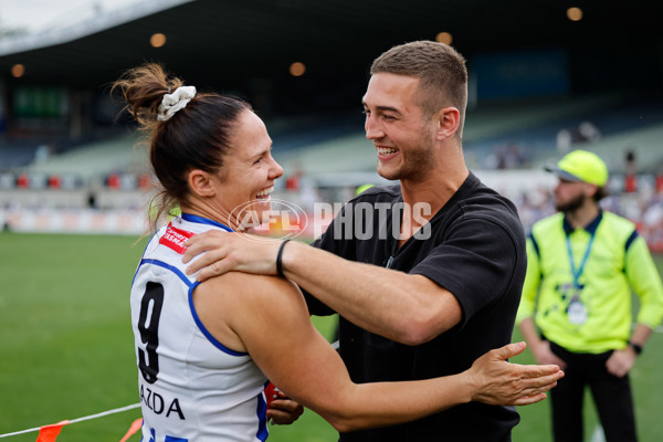 AFLW 2024 First Preliminary Final - North Melbourne v Port Adelaide - A-55761268