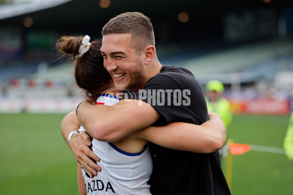 AFLW 2024 First Preliminary Final - North Melbourne v Port Adelaide - A-55762916