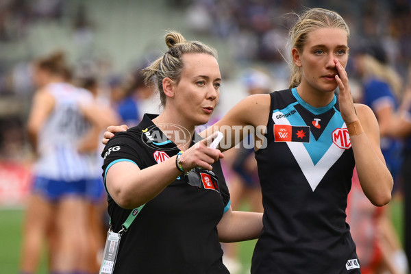 AFLW 2024 First Preliminary Final - North Melbourne v Port Adelaide - A-55762940