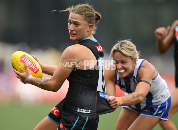 AFLW 2024 First Preliminary Final - North Melbourne v Port Adelaide - A-55762956