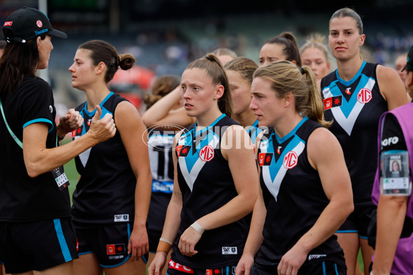 AFLW 2024 First Preliminary Final - North Melbourne v Port Adelaide - A-55763629