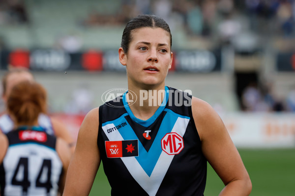 AFLW 2024 First Preliminary Final - North Melbourne v Port Adelaide - A-55763693