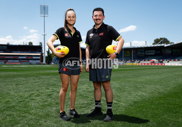 AFLW 2024 Media - Grand Final Umpires Announcement - A-56011219