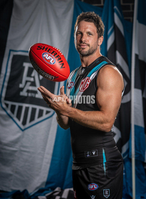 AFL 2025 Portraits - Port Adelaide - A-56602414