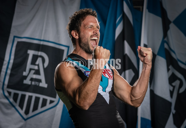 AFL 2025 Portraits - Port Adelaide - A-56602418