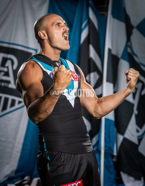 AFL 2025 Portraits - Port Adelaide - A-56605570