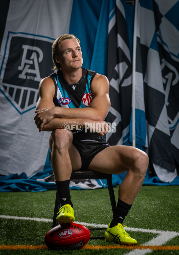 AFL 2025 Portraits - Port Adelaide - A-56606271