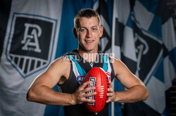 AFL 2025 Portraits - Port Adelaide - A-56606319