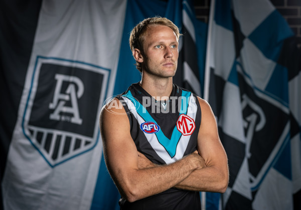 AFL 2025 Portraits - Port Adelaide - A-56606332