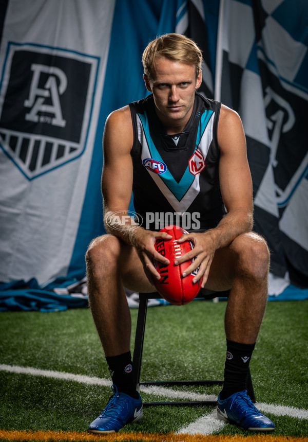 AFL 2025 Portraits - Port Adelaide - A-56606347